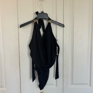 Bar III Black Women Swim One Piece